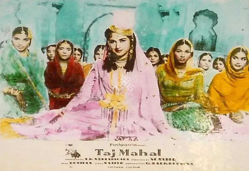 A.K. Nadiadwala (Producer), Taj Mahal, 1963, Lobby Card