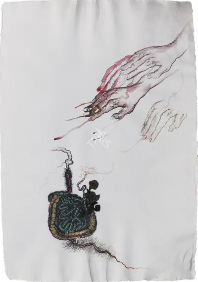 Mithu Sen (Artist), Untitled, 2008, Painting