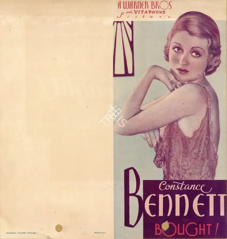 Archie Mayo (Director), Bought, 1931, Handbill