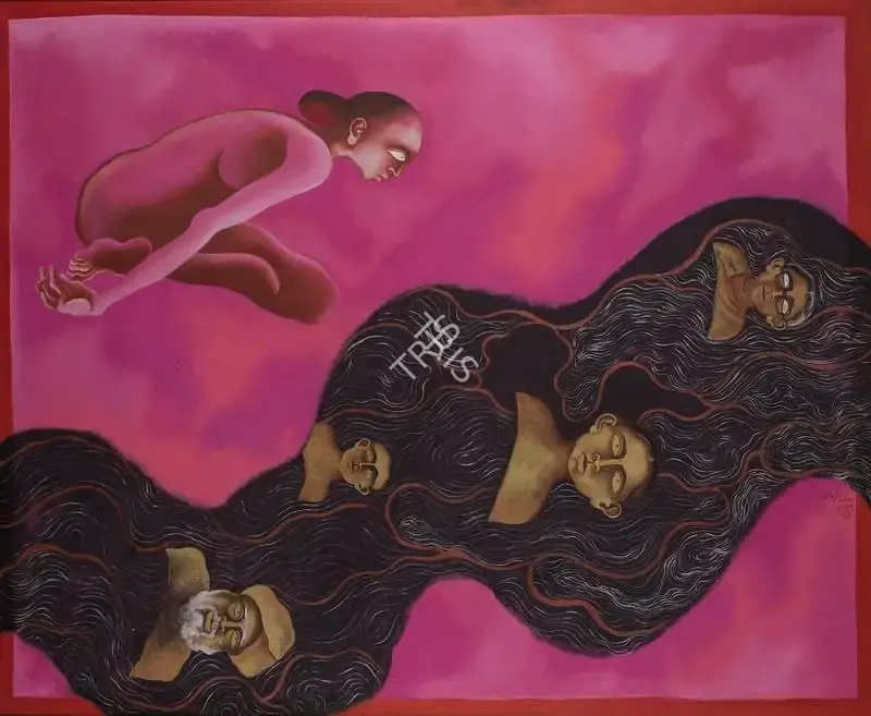 Arpana Caur (Artist), Memories, 1997, Painting