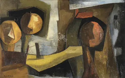 Ramkumar (Artist). Untitled, n.d. | Painting, So.NeY/17.03.25, 2025 · Sotheby's