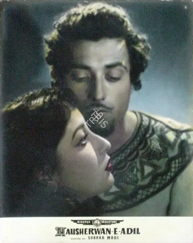 Sohrab Modi (Director), Nausherwan E Adil, 1957, Lobby Card