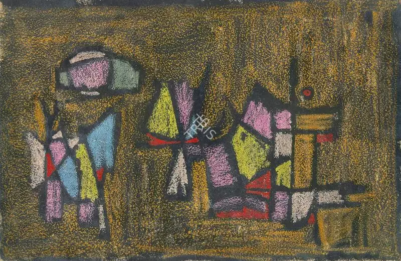 Badri Narayan (Artist), Abstract - I, 1958, Painting