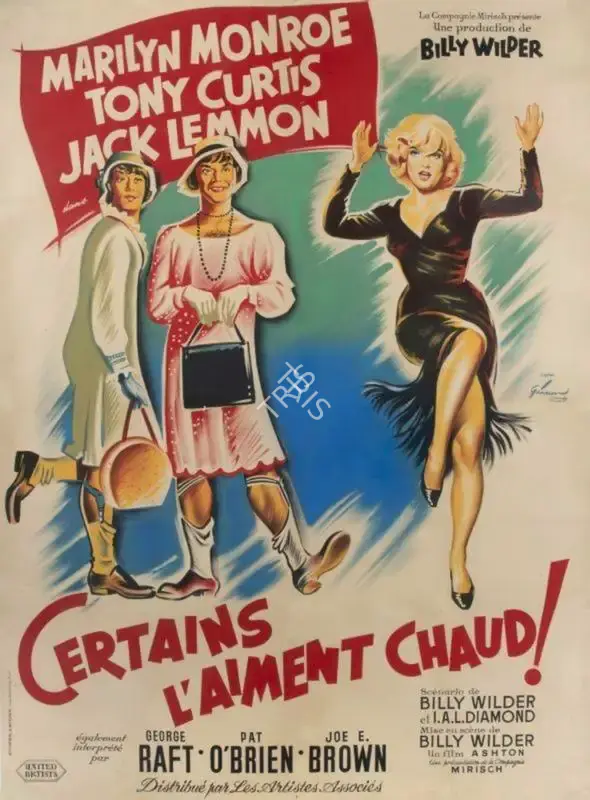 Billy Wilder (Director), Some Like It Hot, 1959, Poster