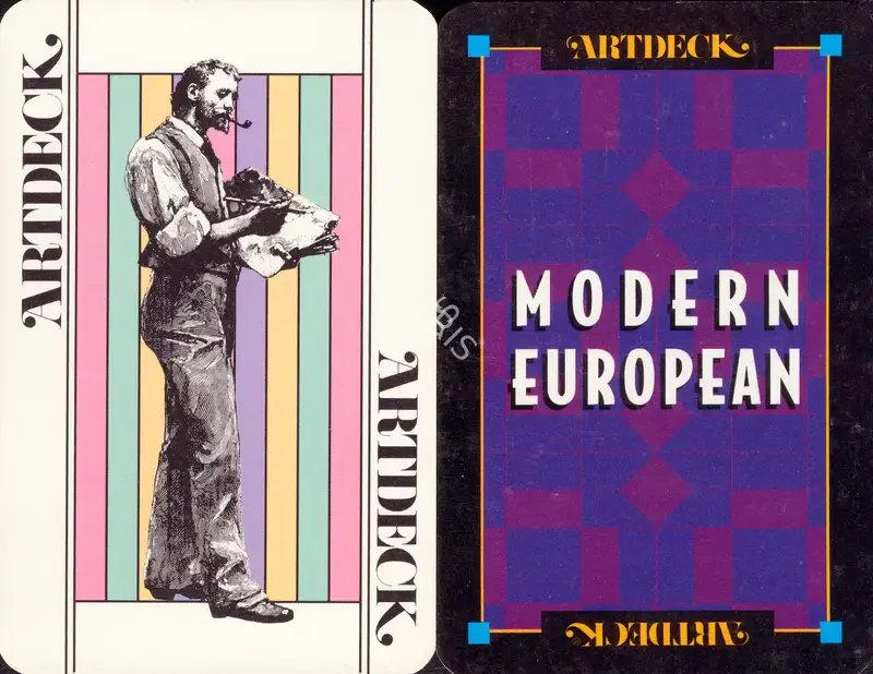 Modern European, 1985, Playing Cards