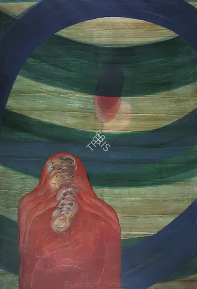 Rameshwar Broota (Artist), Projections, 1976, Painting