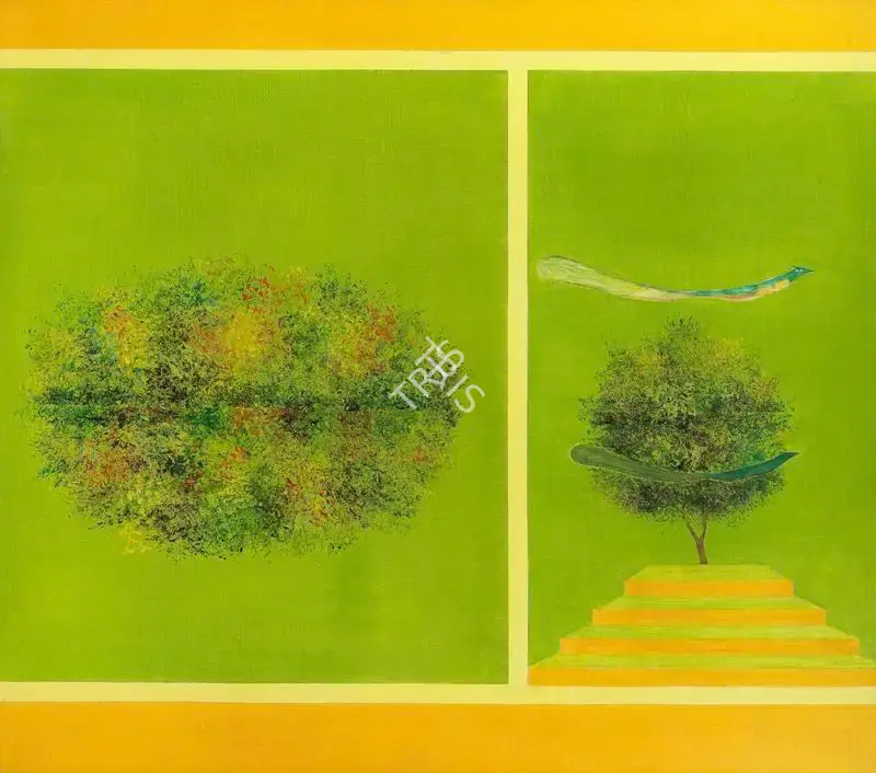 J. Swaminathan (Artist), Untitled (Space and Time series), 1980, Painting