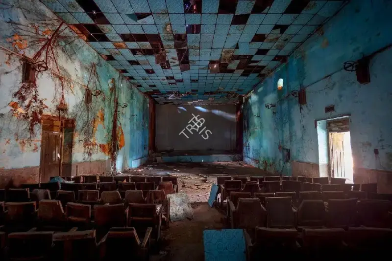 Hemant Chaturvedi (Photographer), Inside Naheed Talkies, Rampur, Uttar Pradesh, 2024, Contemporary Photograph