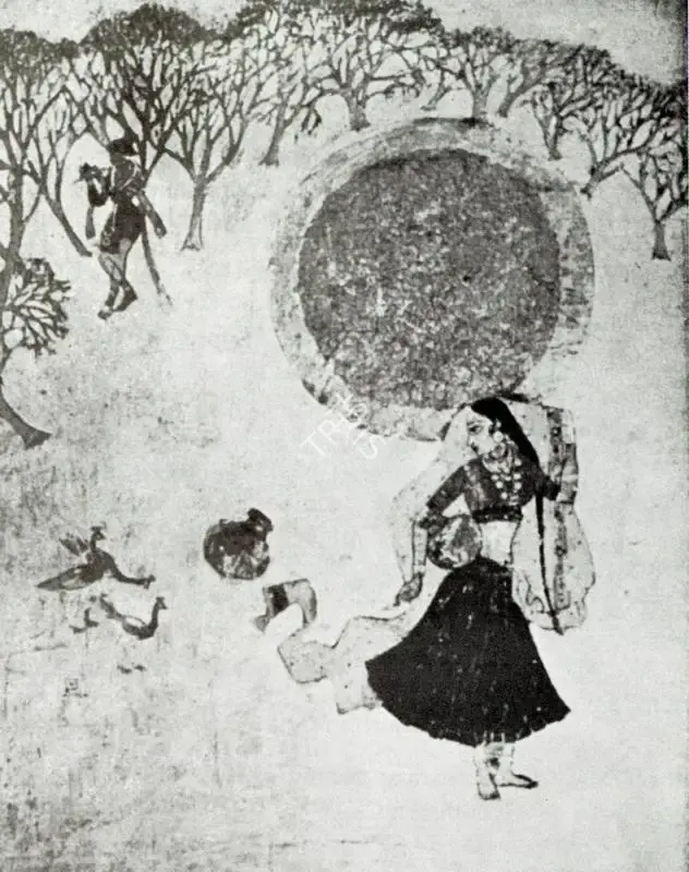 Gautam Vaghela (Artist), Na Thahar Saki Na Ja Saki, Painting