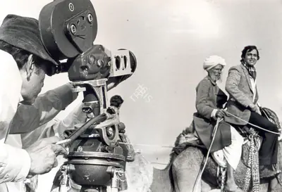 Nemai Ghosh (Still Photographer), Sonar Kella, 1974, Working Still