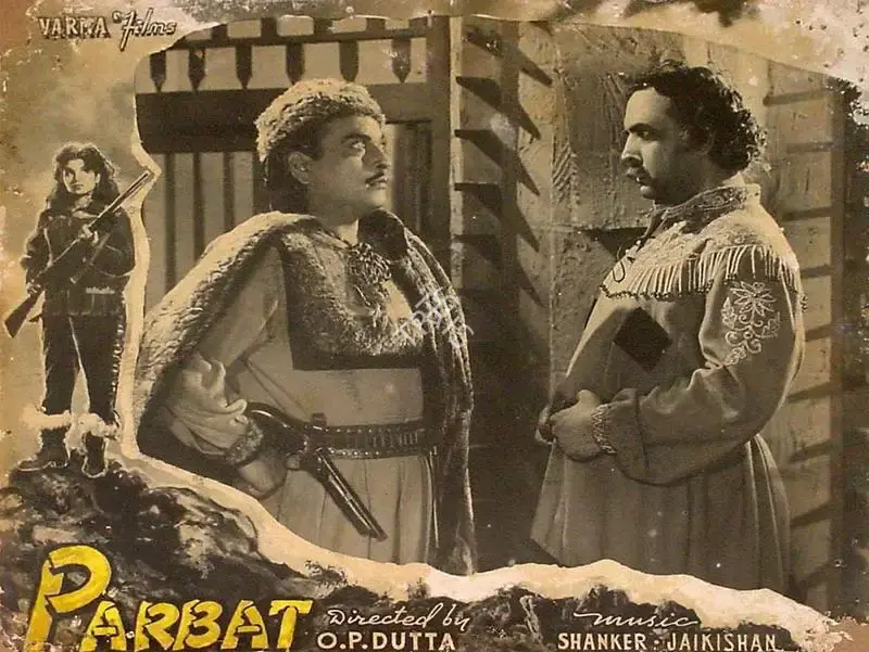 O.P. Datta (Director), Parbat, 1952, Lobby Card