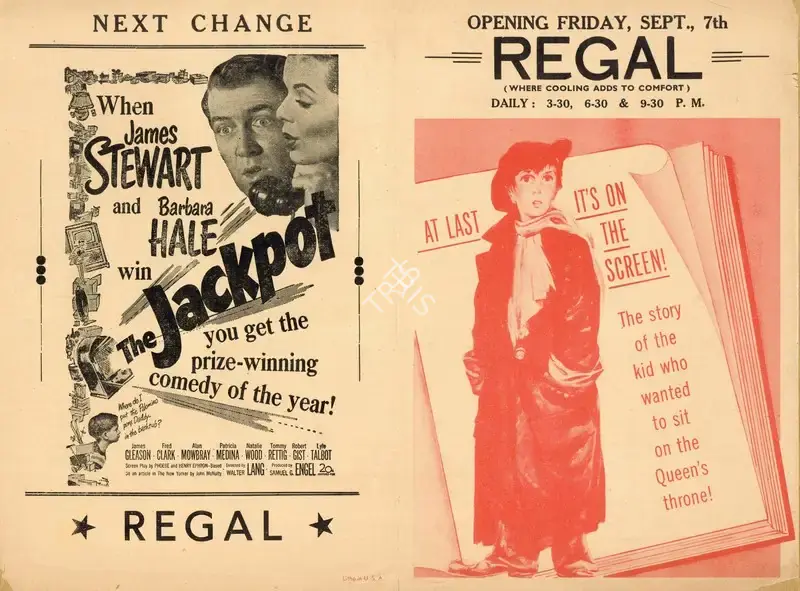Jean Negulesco (Director), The Mudlark, 1950, Handbill