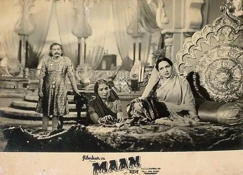Keki Mistry (Cinematographer), Maan, 1954, Lobby Card