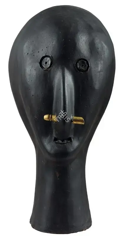Himmat Shah (Artist), Untitled (Head), 1986, Sculpture