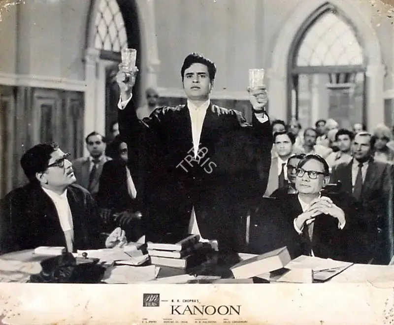 M.N. Malhotra (Cinematographer), Kanoon, 1960, Lobby Card