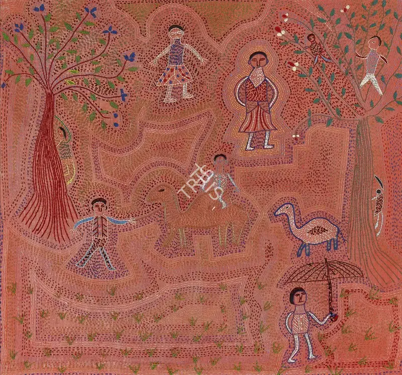 Mukherjee, Meera (Artist). Untitled, 1980s | Textile, Pu.Mum/25.09.25, 2025 · Pundole