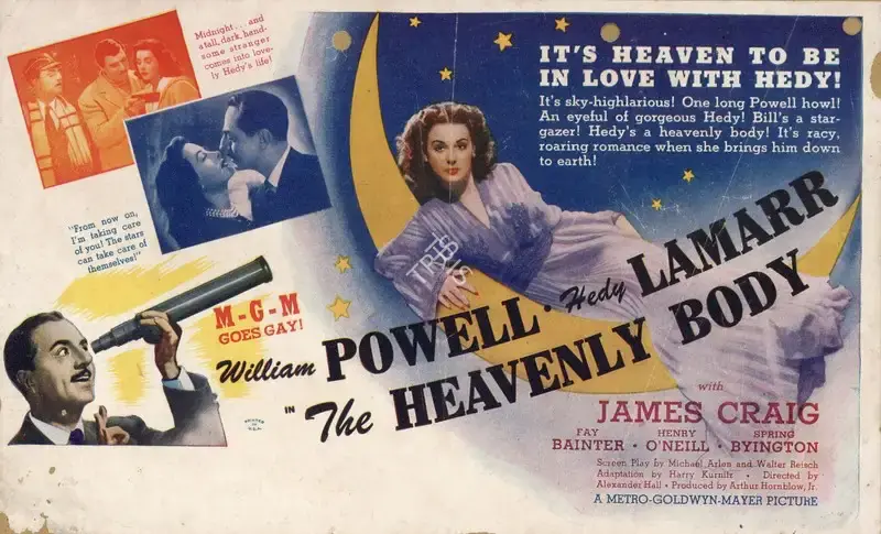 Alexander Hall (Director), The Heavenly Body, 1944, Handbill