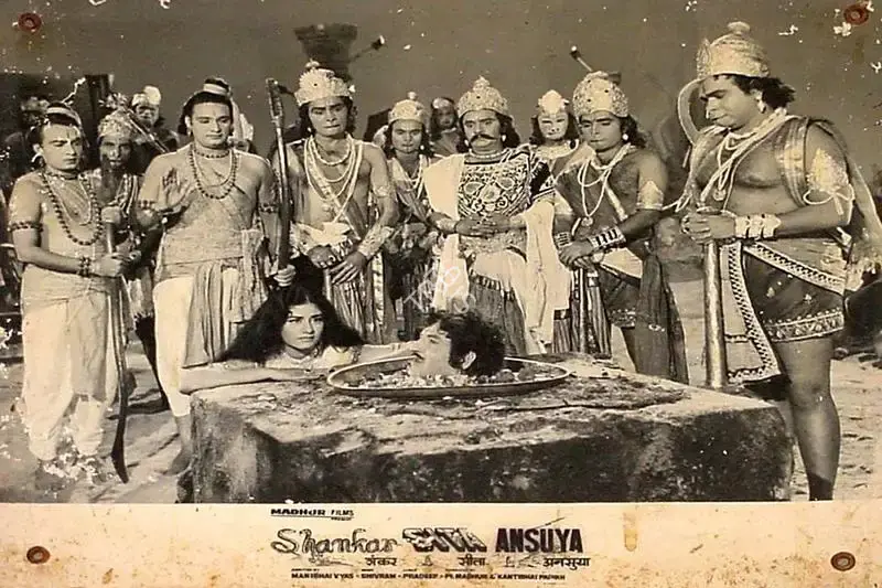 Kantibhai Parikh (Producer), Shankar Sita Ansuya, 1965, Lobby Card