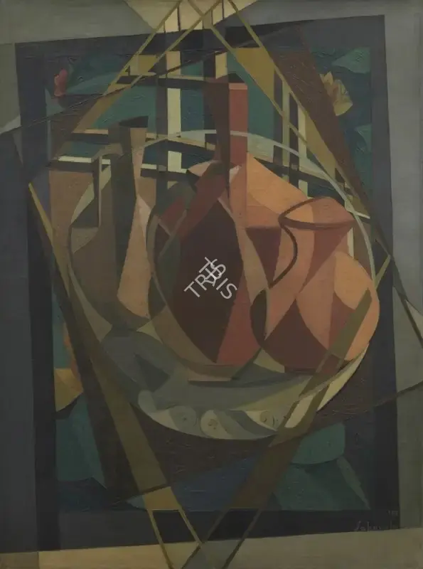 Sabavala, Jehangir (Artist). Earthenware, 1959 | Painting, Sa.Del/14.09.24, 2024 · Saffronart