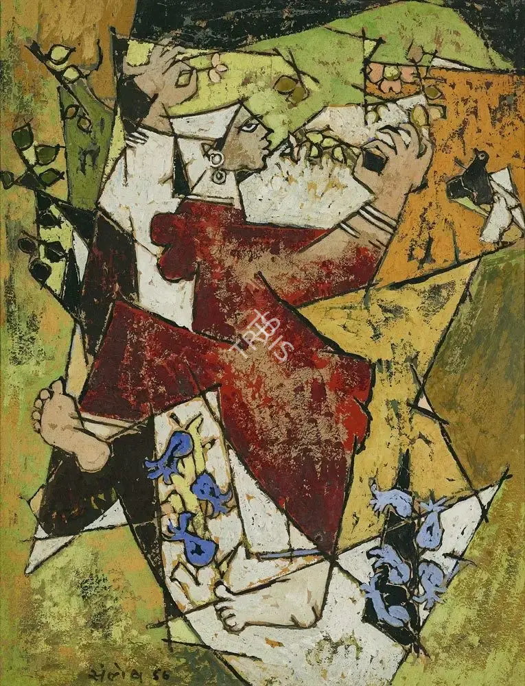 G.R. Santosh (Artist), Untitled, 1956, Painting
