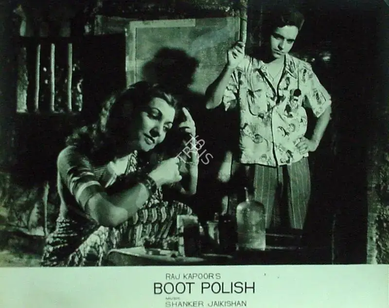Taru Dutt (Cinematographer), Boot Polish, 1954, Lobby Card
