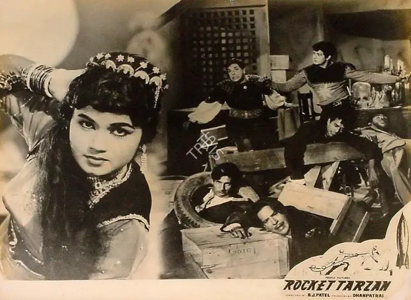Dhanpat Rai (Producer), Rocket Tarzan, 1963, Lobby Card