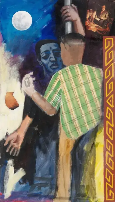 Sudhir Patwardhan (Artist), Errant Son, 1998, Painting
