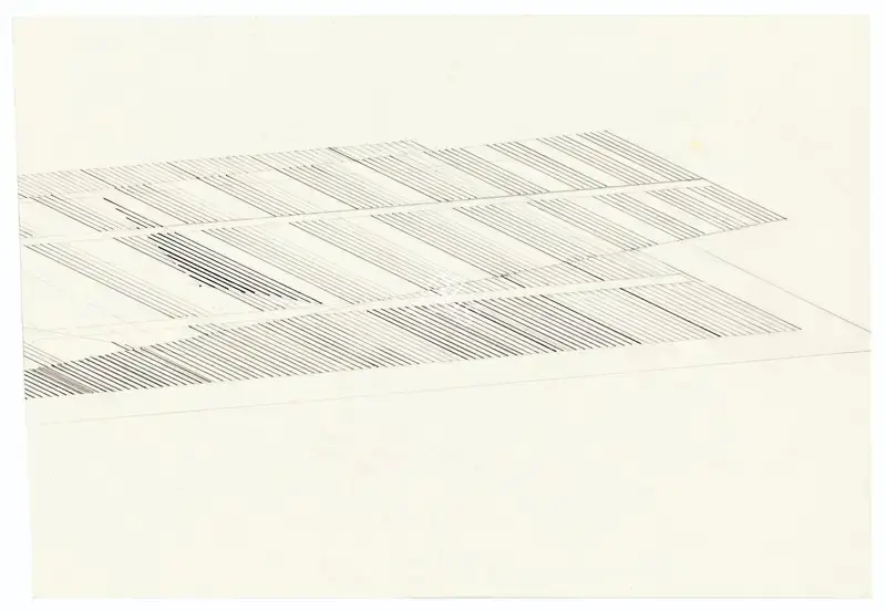 Nasreen Mohamedi (Artist), Untitled, 1975, Drawing