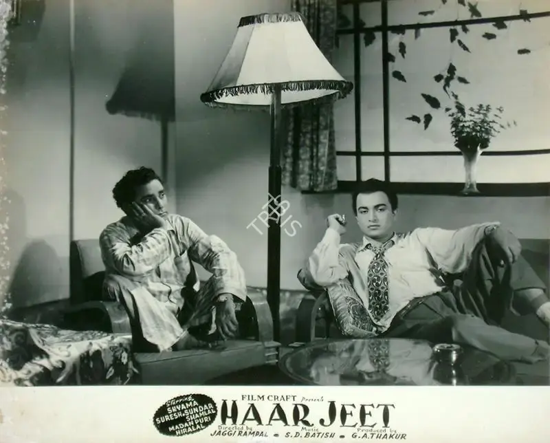 Jaggi Rampal (Director), Haar Jeet, 1954, Lobby Card