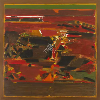 S.H. Raza (Artist), Jodhpur, 1976, Painting