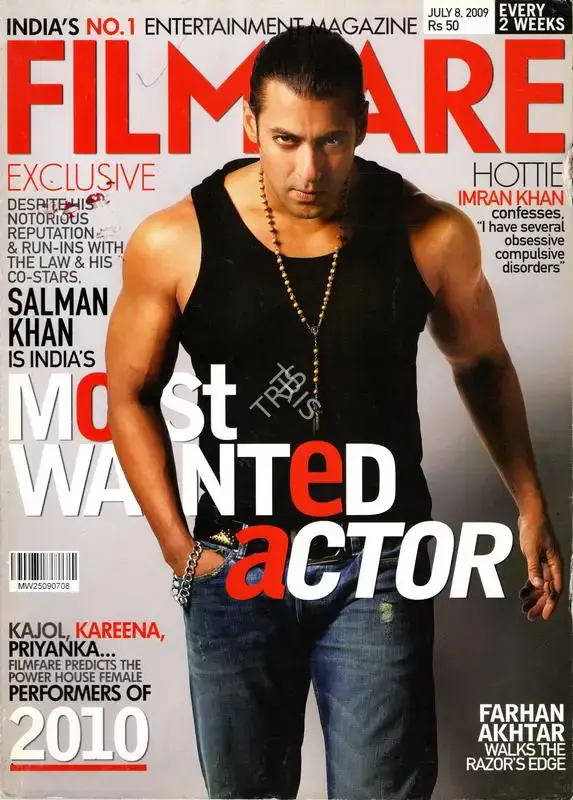 Jitesh Pillaai (Editor), Filmfare, 2009, Magazine