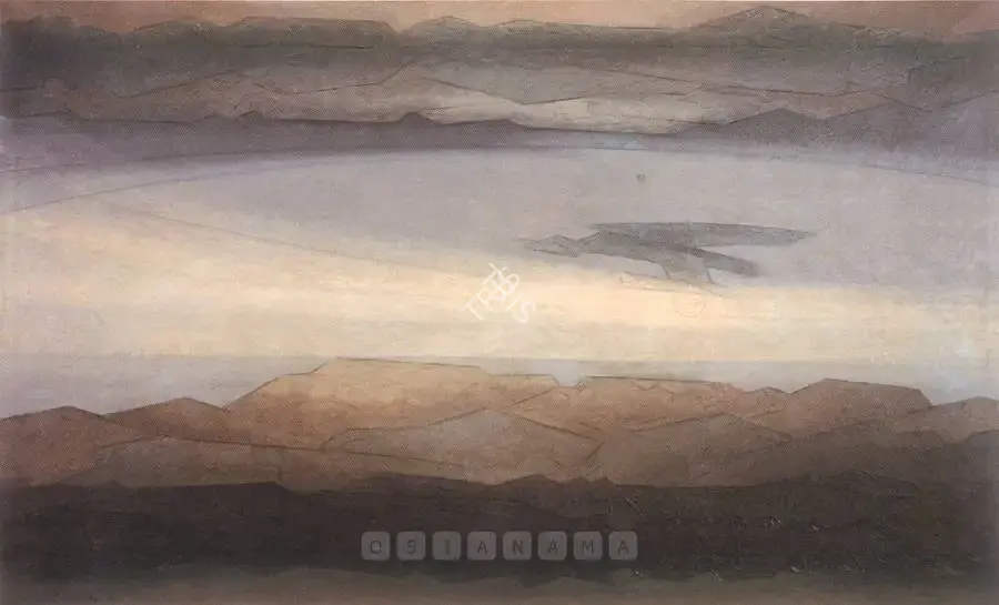 Sabavala, Jehangir (Artist). The Long Dark Land, 1971 | Painting, Sa.Onl/06.05.04, 1971