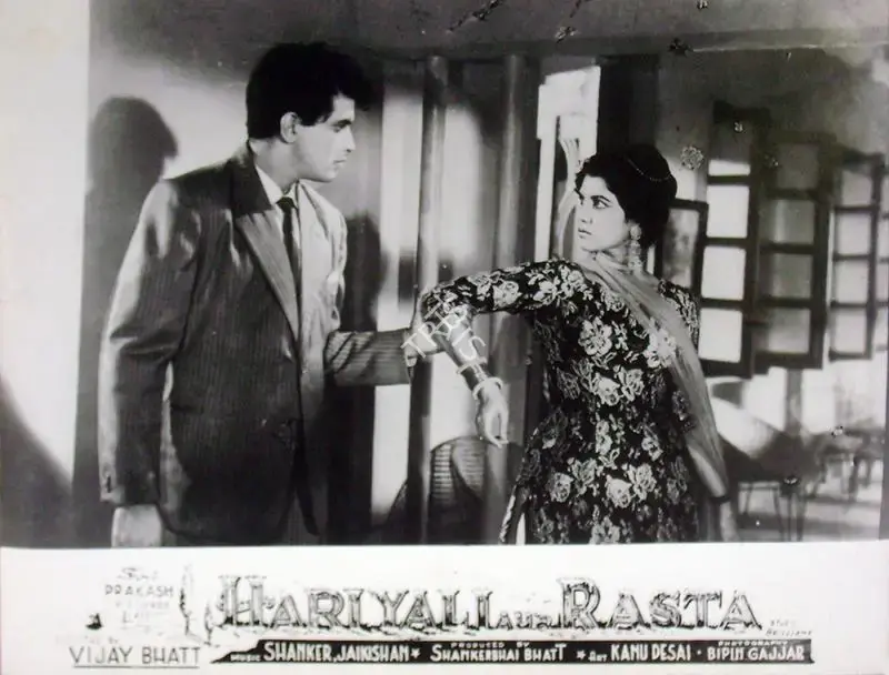 Bipin Gajjar (Cinematographer), Hariyali Aur Rasta, 1962, Lobby Card