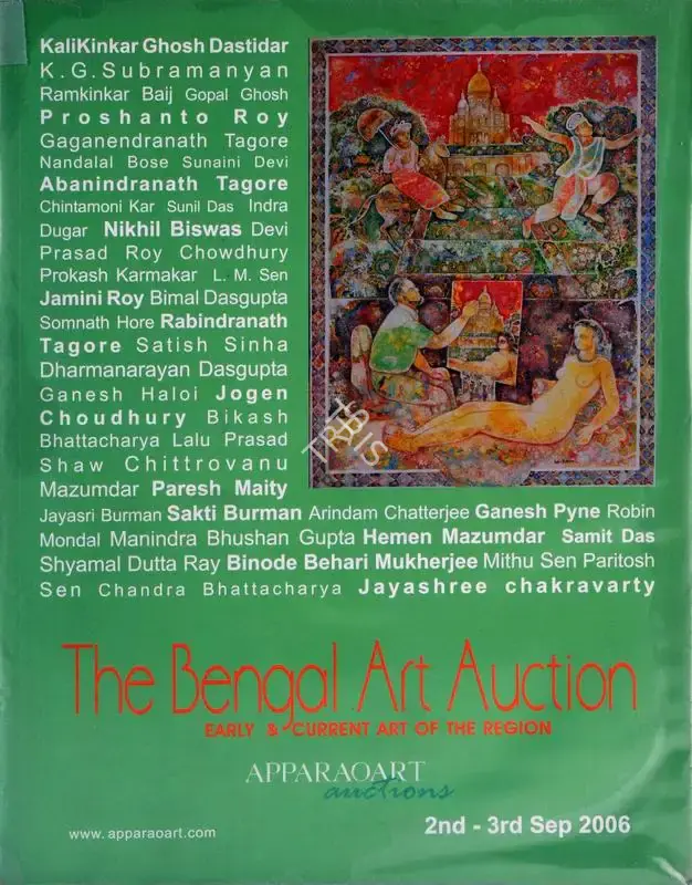 Apparao Art (Auction House), The Bengal Art Auction, 2006, Auction Catalogue