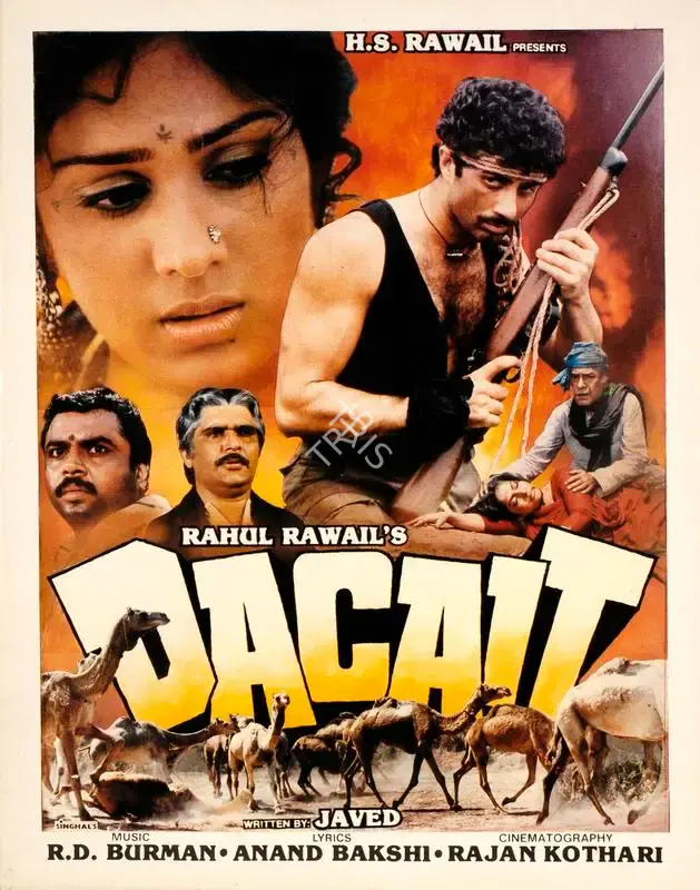 Rahul Rawail (Producer), Dacait, 1987, Song-Synopsis Booklet