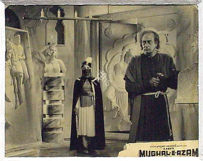 R.D. Mathur (Cinematographer), Mughal E Azam, 1960, Lobby Card