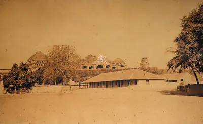 Capt. Linnaeus Tripe (Photographer), Palace of Tirumalnaik, Madura, 1858, Antiquarian Photograph