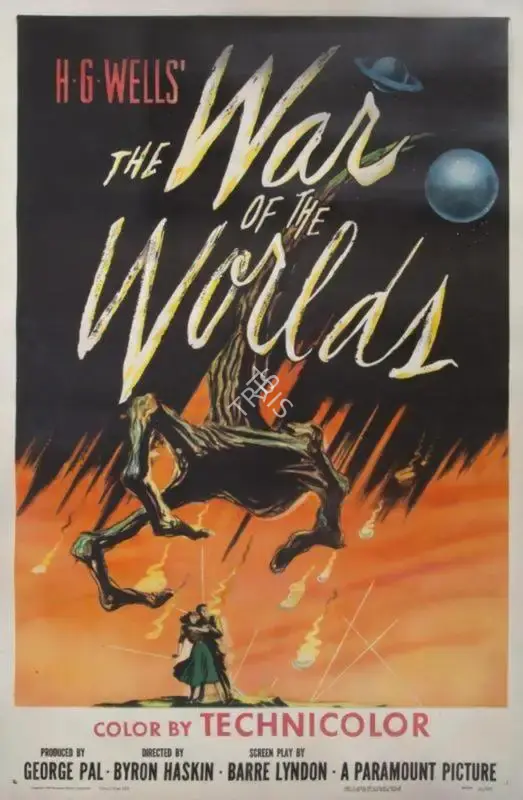 George Pal (Producer), The War of the Worlds, 1953, Poster