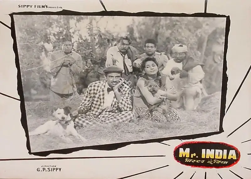 Roque M. Layton (Cinematographer), Mr India, 1961, Lobby Card