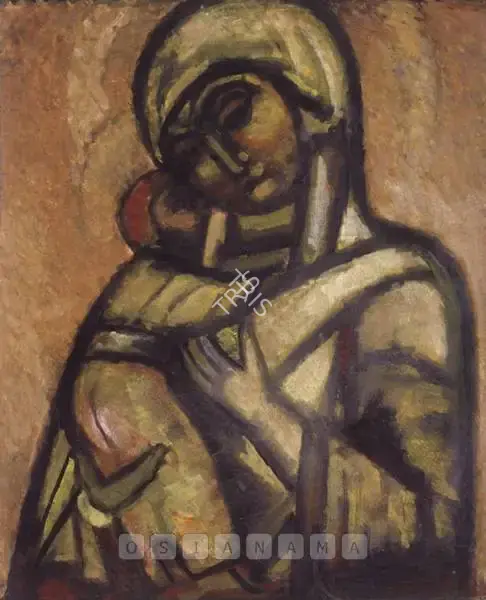 Roy, Jamini (Artist). Untitled (Madonna And Child), n.d. | Painting, So.Lon/31.05.11, 2011 · Sotheby's