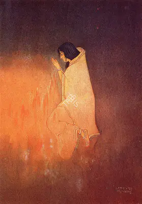 Nandalal Bose (Artist), Sati, 1907, Painting
