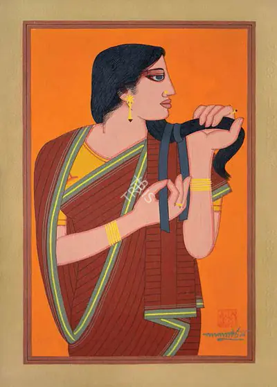 Lalu Prasad Shaw (Artist), Untitled, 2011, Painting