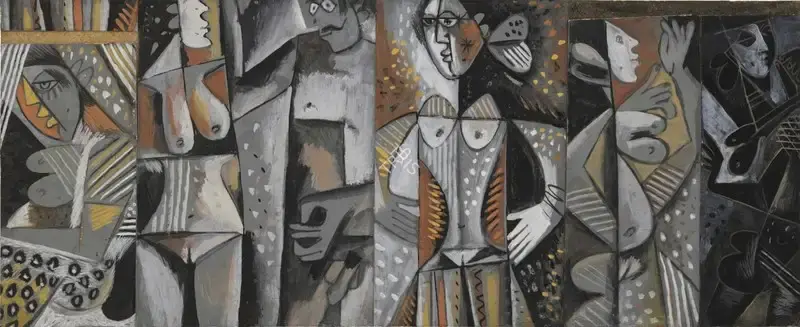 Goud, K. Laxma (Artist). Untitled, 1977 | Painting, Sa.Mum/01.04.26, 2026 · Saffronart