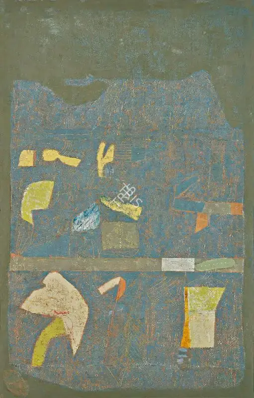 Kolte, Prabhakar (Artist). Between You and Me- VI, n.d. | Painting, Pu.Mum/21.01.21, 2021 · Pundole