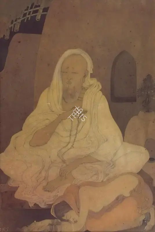 Majumdar, Kshitindranath (Artist). Saint Haridas, n.d. | Painting, Pu.Mum/22.11.18, 2018 · Pundole