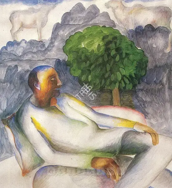 Bhupen P. Khakhar (Artist), Bhupen Khakhar, 1991, Solo Exhibition Invitation