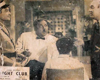 Naresh Saigal (Director), Night Club, 1958, Lobby Card