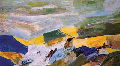 Ramkumar (Artist). Untitled, 2004 | Painting, Ch.HoK/29.05.05, 2004