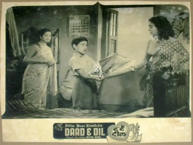 Nitin Bose (Director), Dard E Dil, 1953, Lobby Card