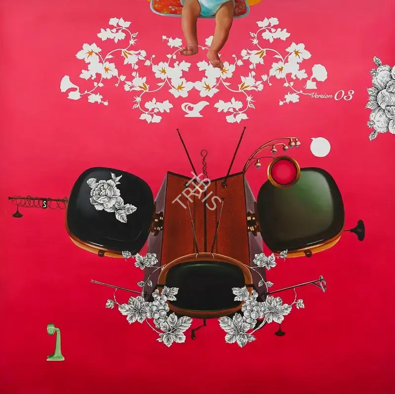 Jiten Thukral (Artist), Somnium Genero 03, 2006, Painting
